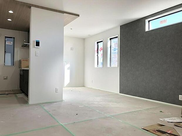 快適性とゆとりをデザインしたリビングは、広々した17帖。