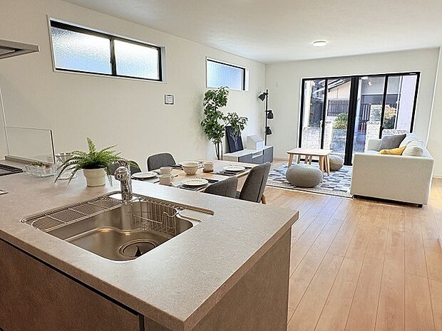 リビング空間にこだわりたい方に、見ていただきたい住宅です。 