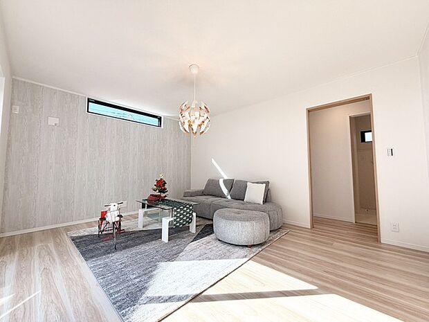 家族団らんの時間も増えそうな、くつろぎのLDK。