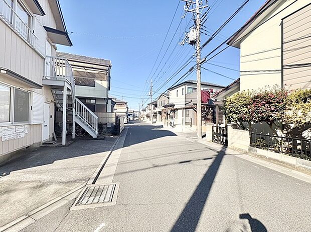 見晴らしの良い、穏やかな佇まいの住宅街