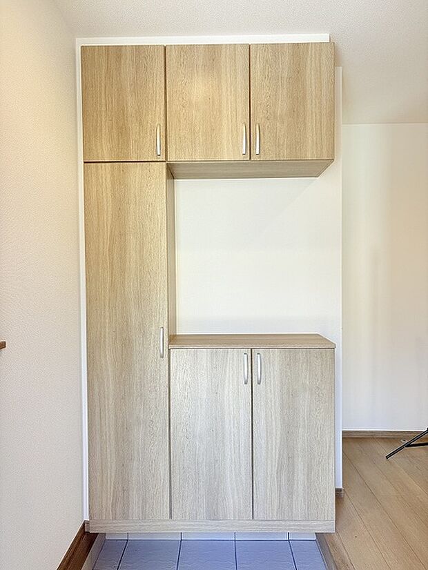 シンプルな玄関収納です。
