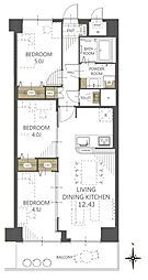 間取図画像 3LDK