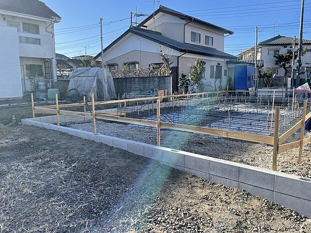 1.10現在　基礎工事中