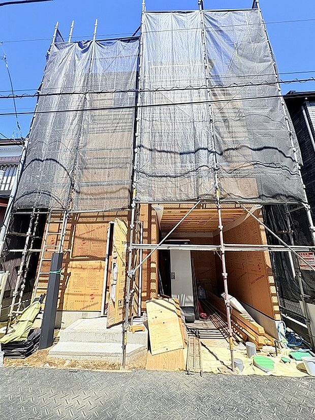 建築途中の様子もご見学いただけます。