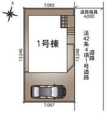 区画図 穏やかな時間の流れを感じさせる、落ち着きある空間が広がる住まい。採光と風通しに配慮された設計で、心地よい暮らしを育むための基盤が整っています