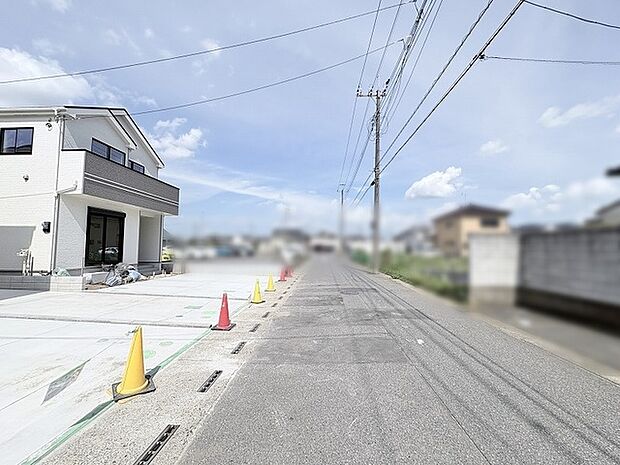青く澄んだ空が広がり、穏やかな時間が流れる開放的な住環境が魅力です。