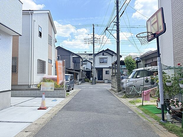 閑静な住宅街です。