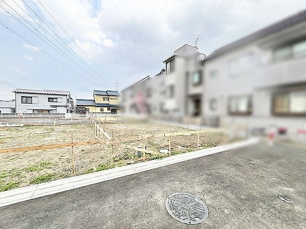 周辺環境と調和した閑静な住宅街に位置し、理想の暮らしを描くための広がりを感じさせる土地です。