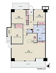 メイツ草加 3LDKの間取図画像