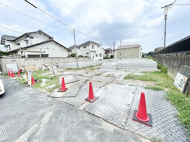 新たな暮らしの創造に向けた可能性を感じさせる、整然と区画された広々とした敷地です。