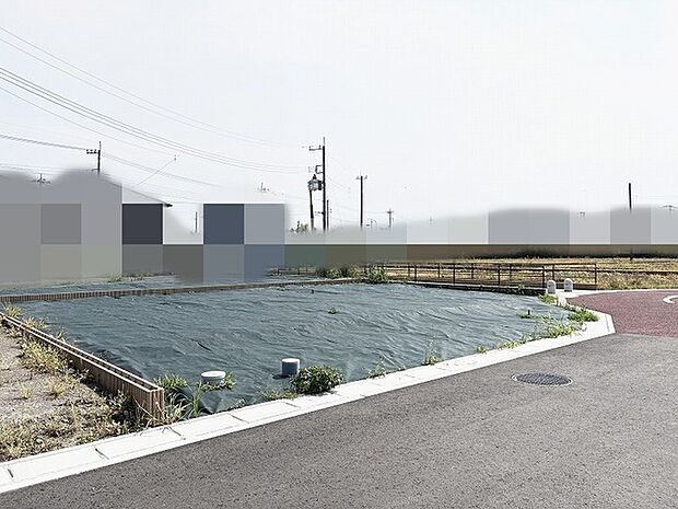 空が広く見渡せる開放的な環境で、日々の暮らしに心地よいゆとりと落ち着きをもたらす広々とした空間です。