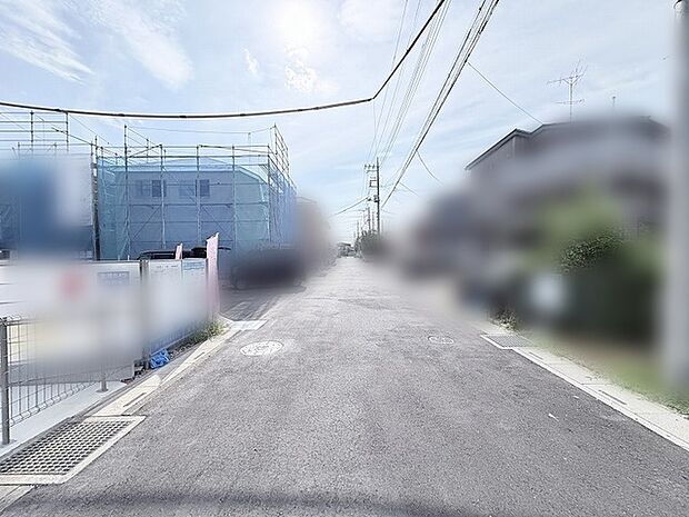 空が広く見渡せる、開放感と静けさが漂う穏やかな住環境が整っています。