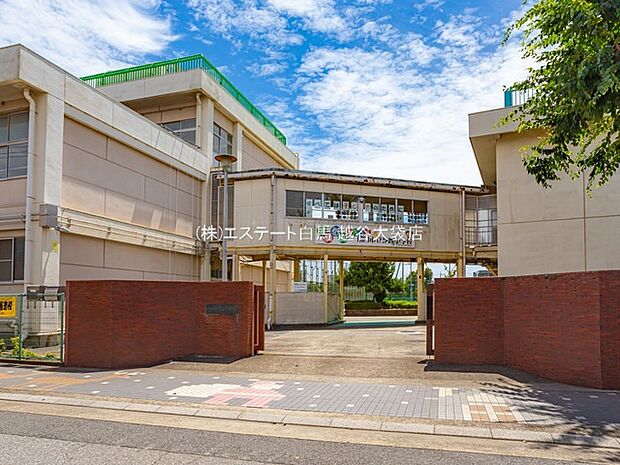 川口市立芝西中学校(436m)