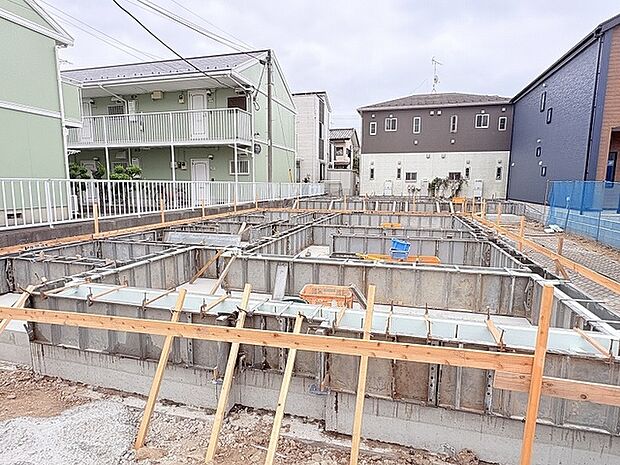 建築途中の様子もご見学いただけます
