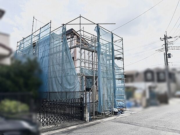 新しい住まいの形が少しずつカタチになっていく期待感に満ちた風景