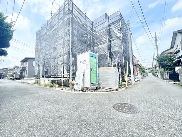 新たな暮らしの完成を静かに待つ、穏やかな時間が流れる敷地周辺の風景