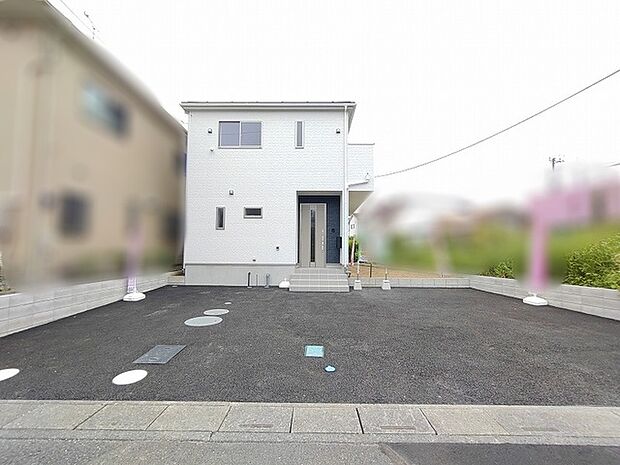 すっきりと整った外観が心地よい、日常を穏やかに迎える住まい。
