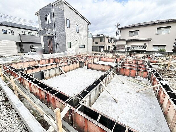 確かな構造が支える安心感のある住まいの基盤を丁寧に整えた施工現場です