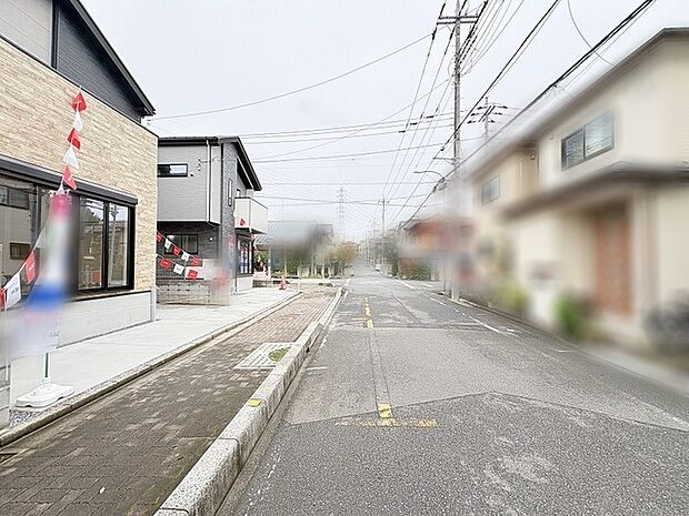 すっきりと整えられた街並みに続く、穏やかな空気が流れる住環境
