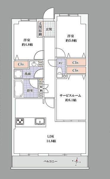 間取り：311002501663