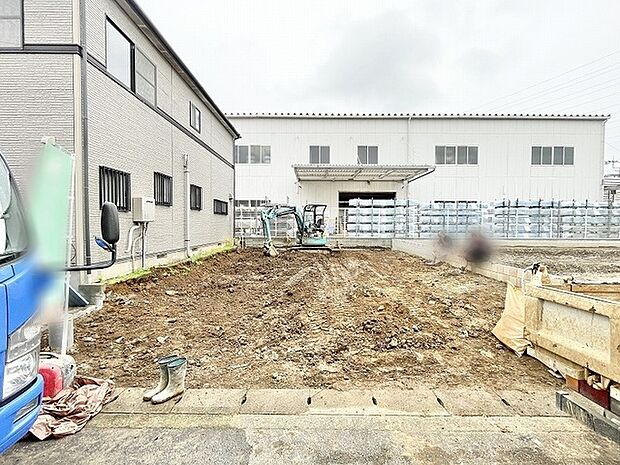 これからの新しい暮らしのベースとなる、ゆとりある敷地空間が広がります。