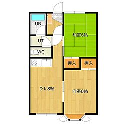 ボナールハイツII 2階/203