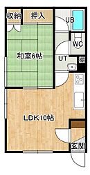 三楽町アパート 1階