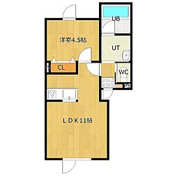 間取図画像 1LDK