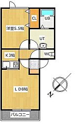 コーポ日研A棟 2階