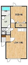ルミナスひかり野 1階/102
