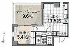 ＴＡＳ上北沢レジデンス 3階1LDKの間取り