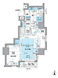 KDXレジデンス三鷹 3階1LDKの間取り