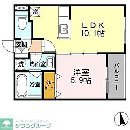 間取図画像 1LDK