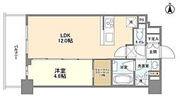 コンフォリア桜上水 1LDKの間取図画像