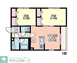 新川レジデンス 2LDKの間取図画像