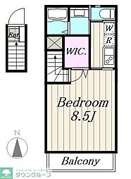C-Grande 1Kの間取図画像