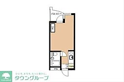 グレース成城 ワンルームの間取図画像