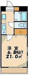 WILLIAMHILLS高井戸 1Kの間取図画像