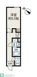 モンソレイユ方南町 1Kの間取図画像