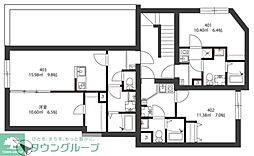 KYUDEN BASE 1LDKの間取図画像