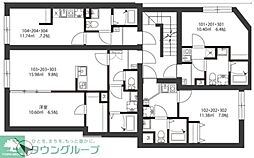 KYUDEN BASE 1Kの間取図画像
