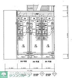 マイユクール 3階1Kの間取り