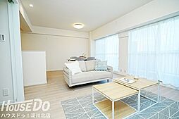 野中北スカイハイツ 708 2SLDKのリビング/ダイニング