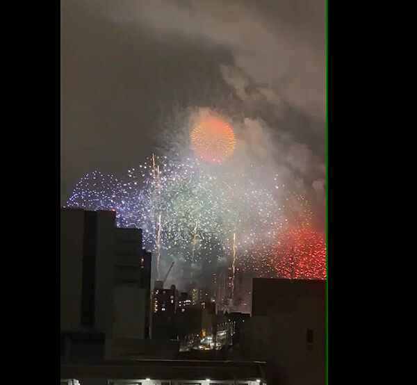 淀川花火大会が鑑賞できるお部屋です！
