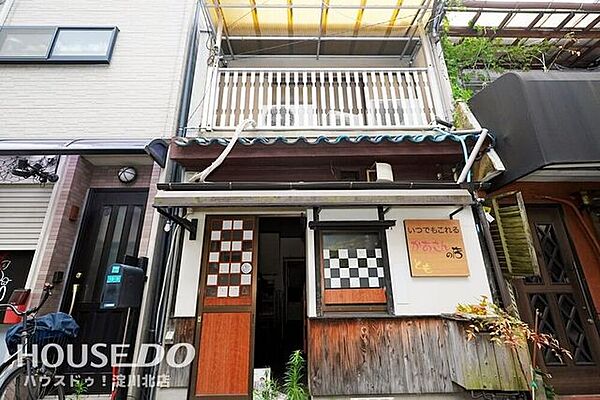 ■■本日内覧可能■■阪急神戸線「神崎川」駅まで徒歩5分！古民家風の外観がお洒落な店舗付住宅♪これから事業を始める方におすすめです！1階（店舗）2階（和室・洋室）キッチン・トイレあり