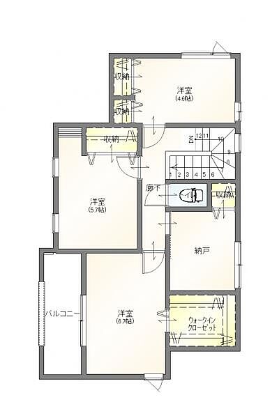 5号地間取り(2階)