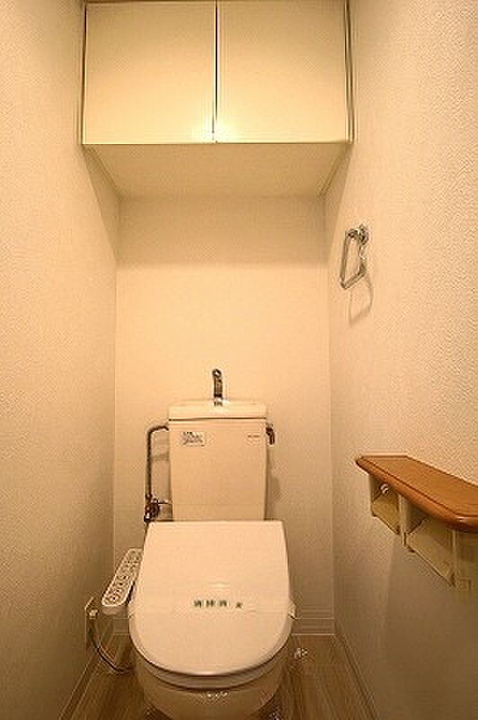 温水洗浄便座入替済みのトイレです