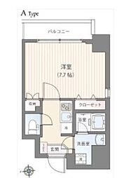 アトレ西葛西 3階1Kの間取り