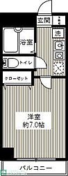 メテオーロ舞浜(メテオーロマイハマ) 1階1Kの間取り