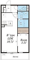 間取図画像 1LDK